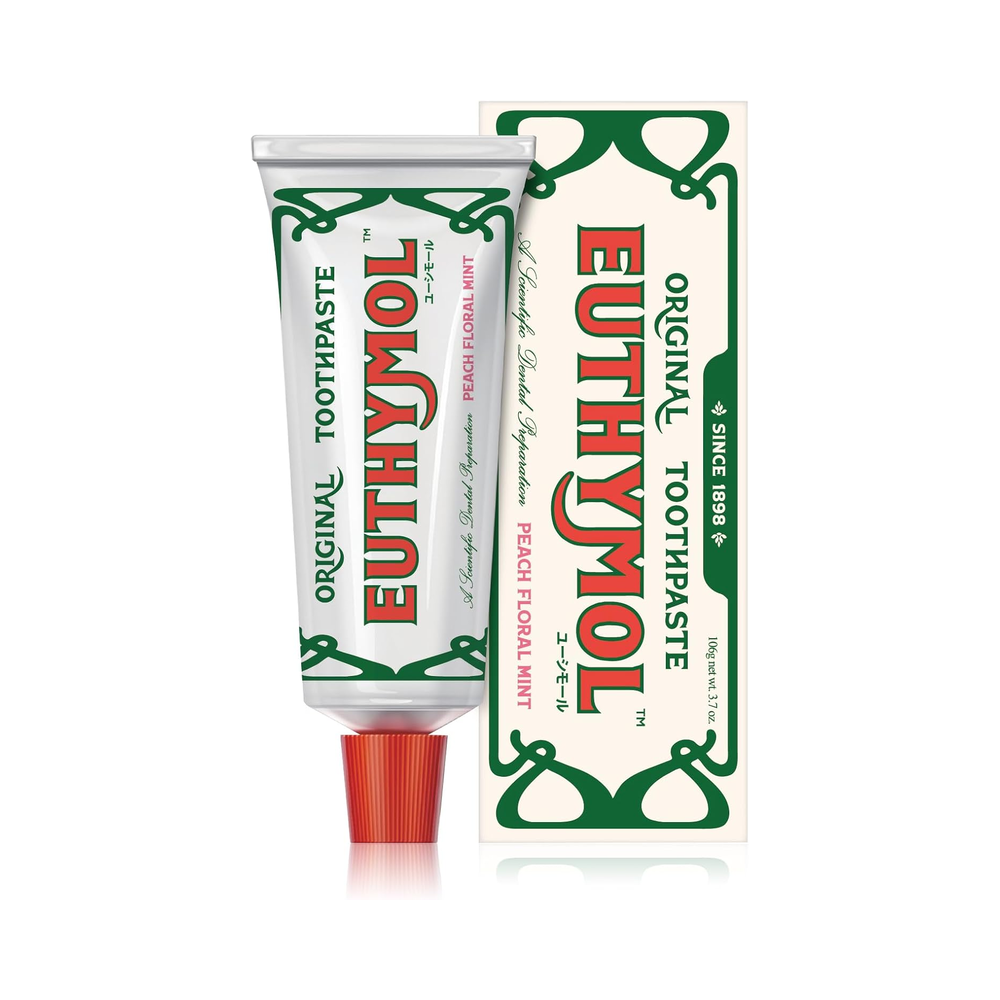 EUTHYMOL 유시몰 치약 일본 한정 복숭아 민트향