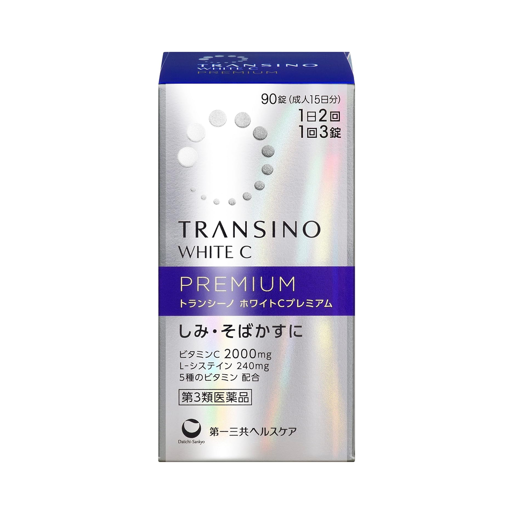 트란시노 화이트C 프리미엄 90정 일본 기미 개선 비타민