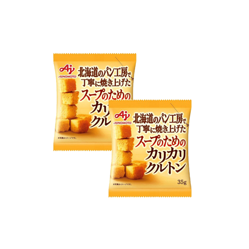 아지노모토 스프를 위한 바삭한 크루통(2개세트)