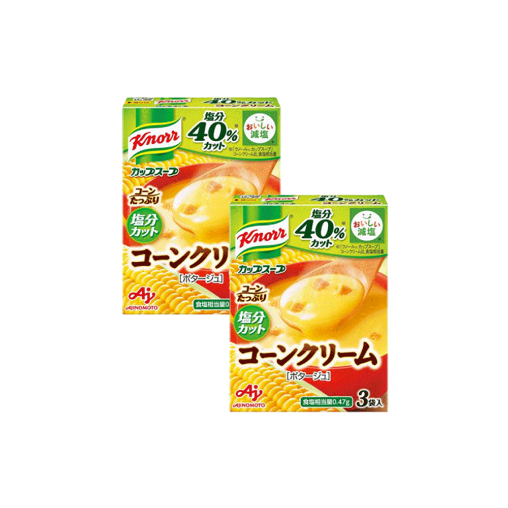 아지노모토 쿠놀 저염 컵스프 옥수수크림(2개세트)