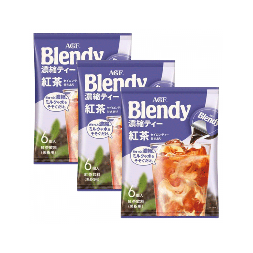 아지노모토 AGF 브랜디 포션 홍차 6개입 3개 세트