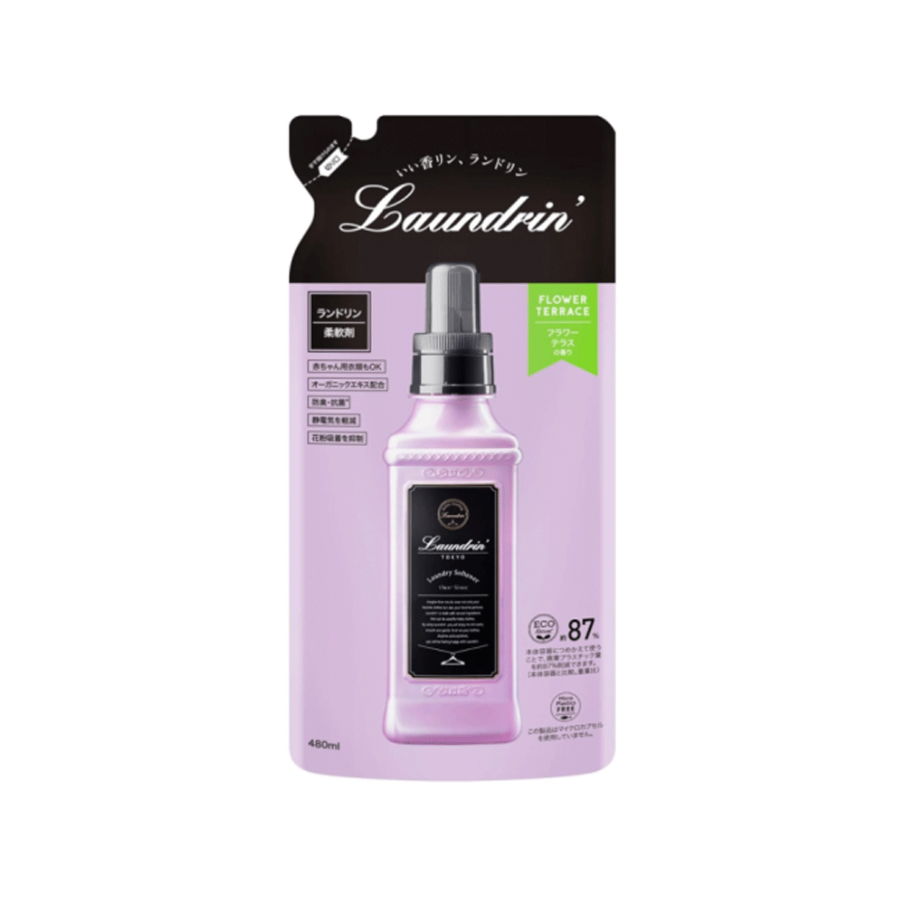 란도린 섬유유연제 플라워 테라스 리필 480ml