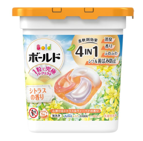 보루도 세탁 세제 젤볼 감귤&버베나 11개입 본품