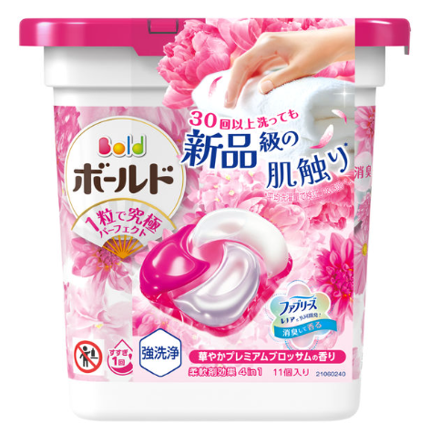 보루도 세탁 세제 젤볼 화려한 프리미엄 꽃 향기 11개입 본품