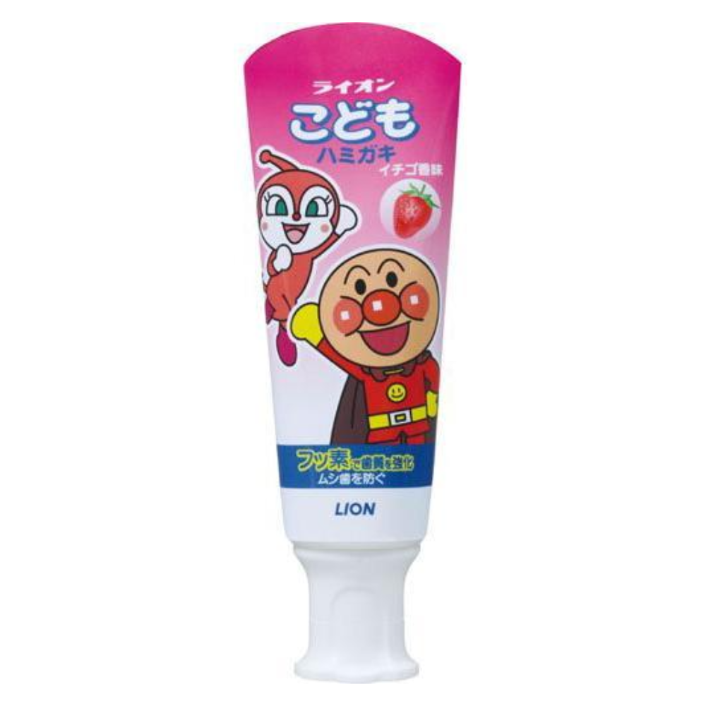 일본 어린이 호빵맨 딸기맛 치약 40g