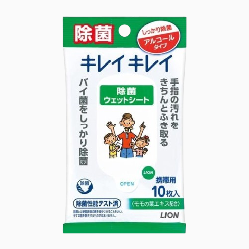 라이온 키레이키레이 손세정 시트 10매입