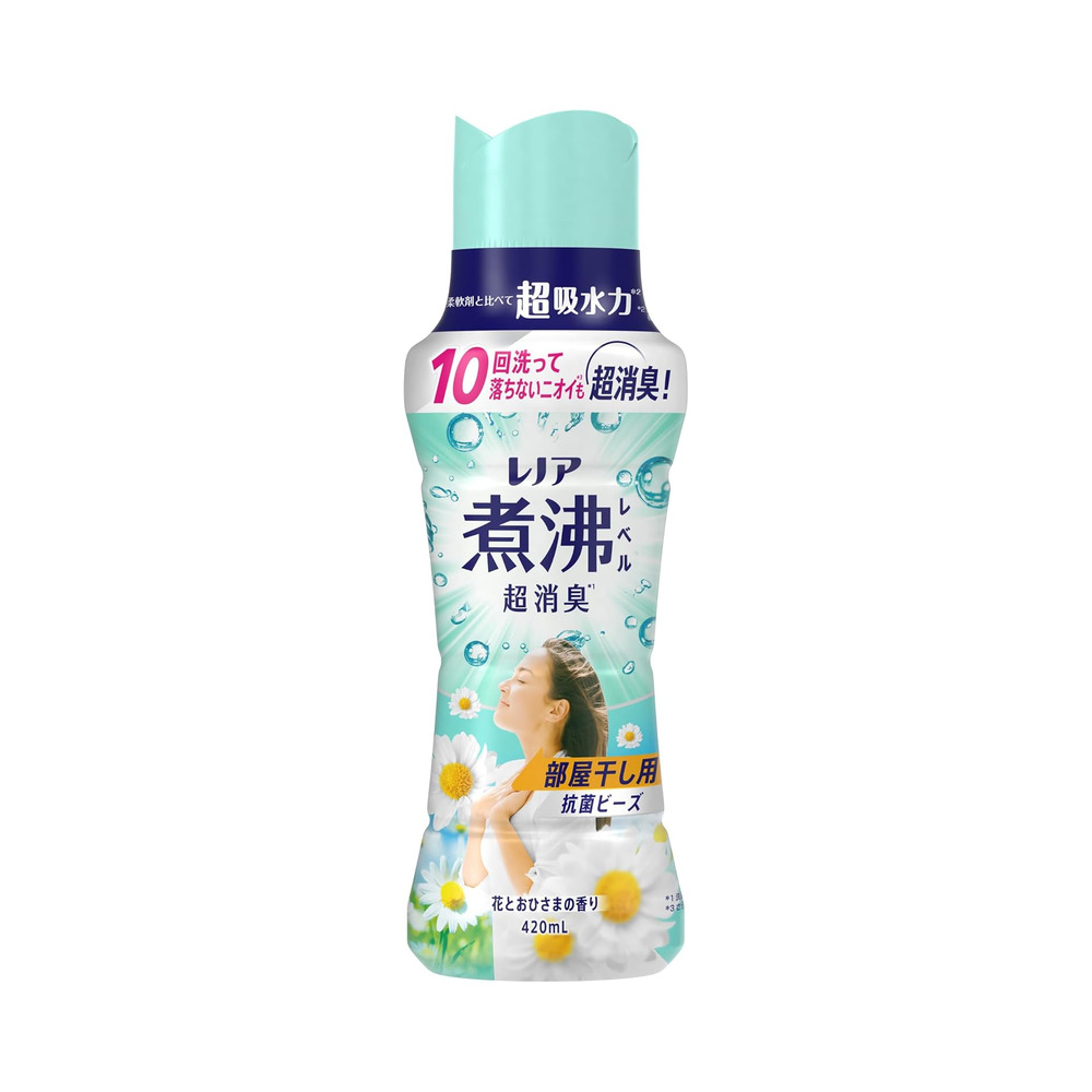 레노아 초탈취 향균비즈 실내건조 꽃과 햇님의 향 420ml